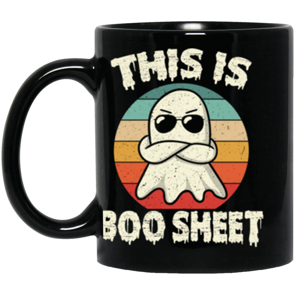 This is Boo Sheet! #2 - 11 oz. Black Mug
