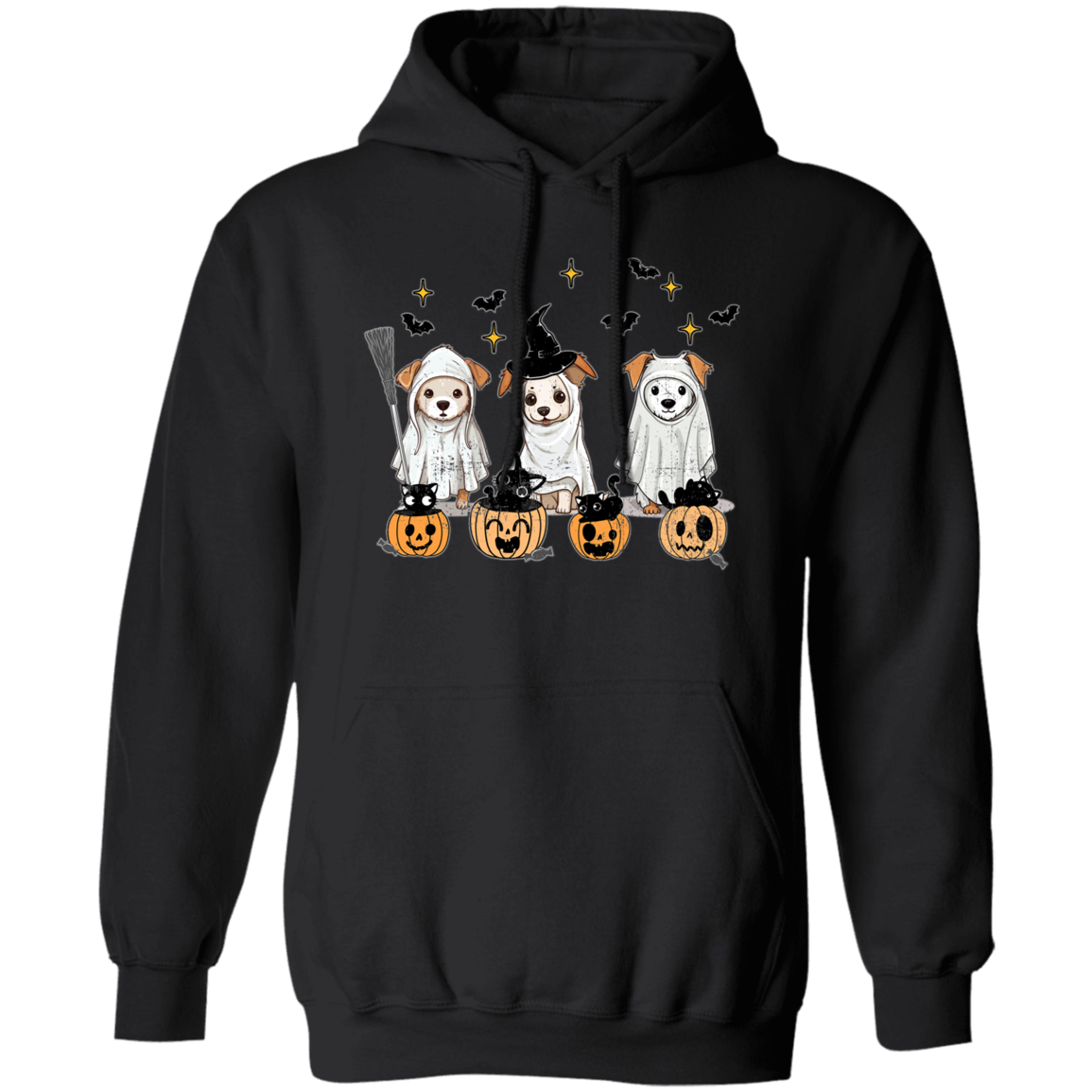 Trick or Treat Spooky Puppy & Kitten Crew - DISTRESSED - Unisex Shirt/Hoodie
