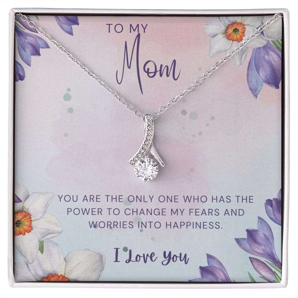 To My Mom - Alluring Beauty Necklace - Shiny Gear Collection