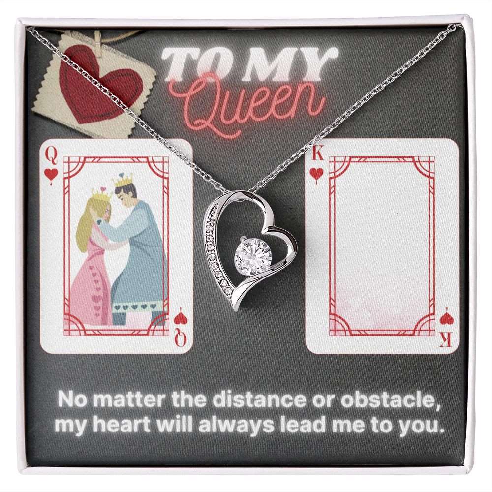 To My Queen - Forever Love Necklace - Shiny Gear Collection