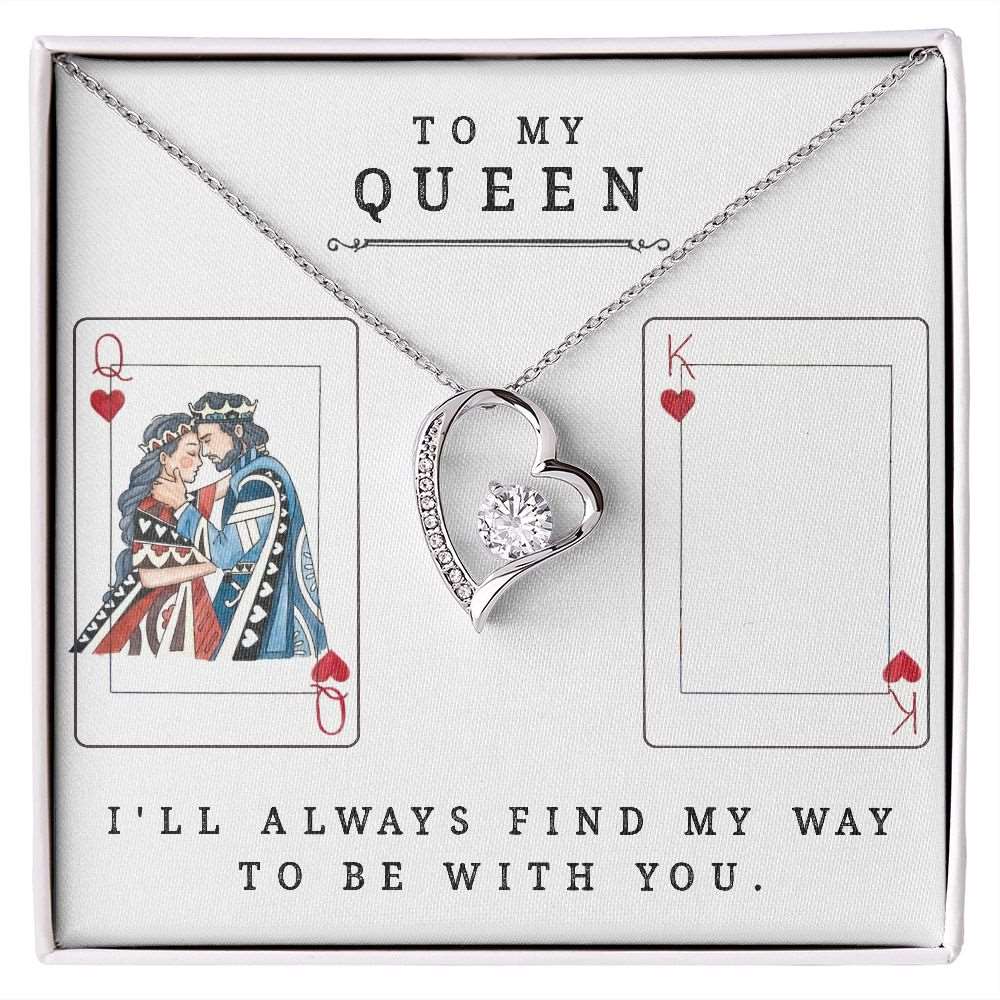 To My Queen - Forever Love Necklace - Shiny Gear Collection