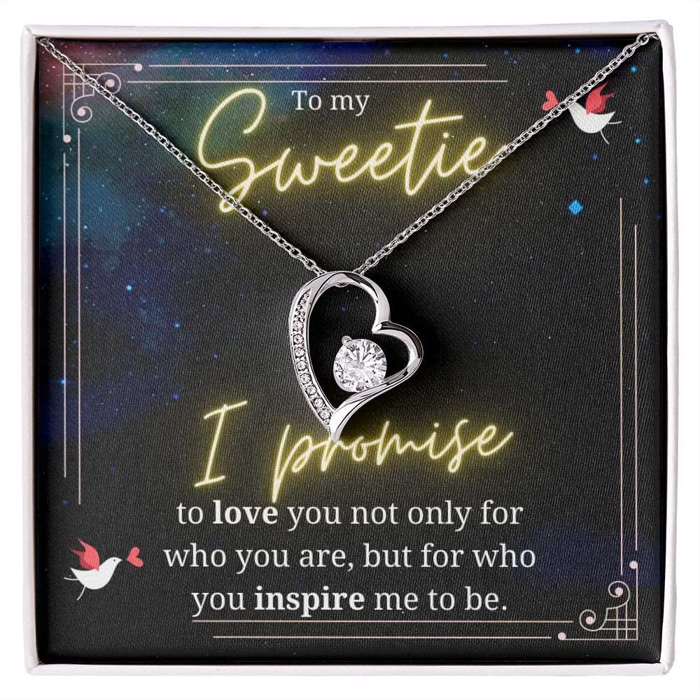 To My Sweetie - Forever Love Necklace - Shiny Gear Collection