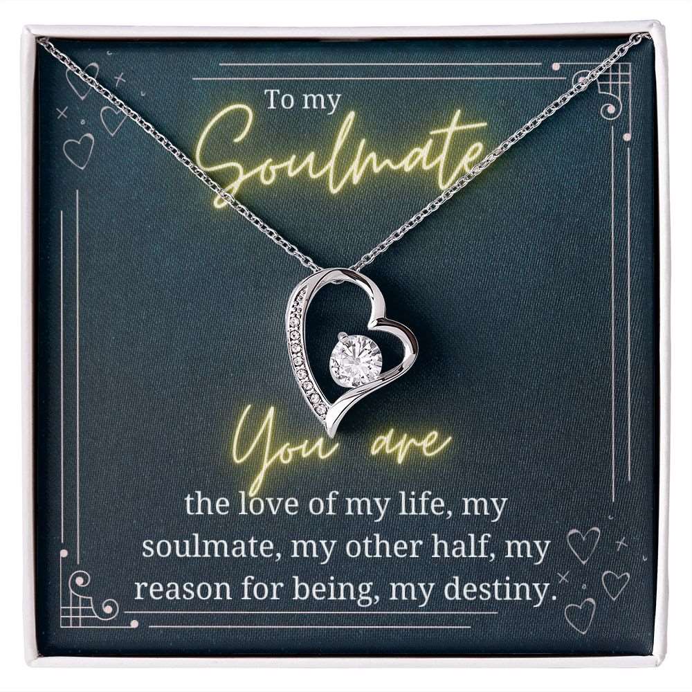 To My Soulmate - Forever Love Necklace - Shiny Gear Collection