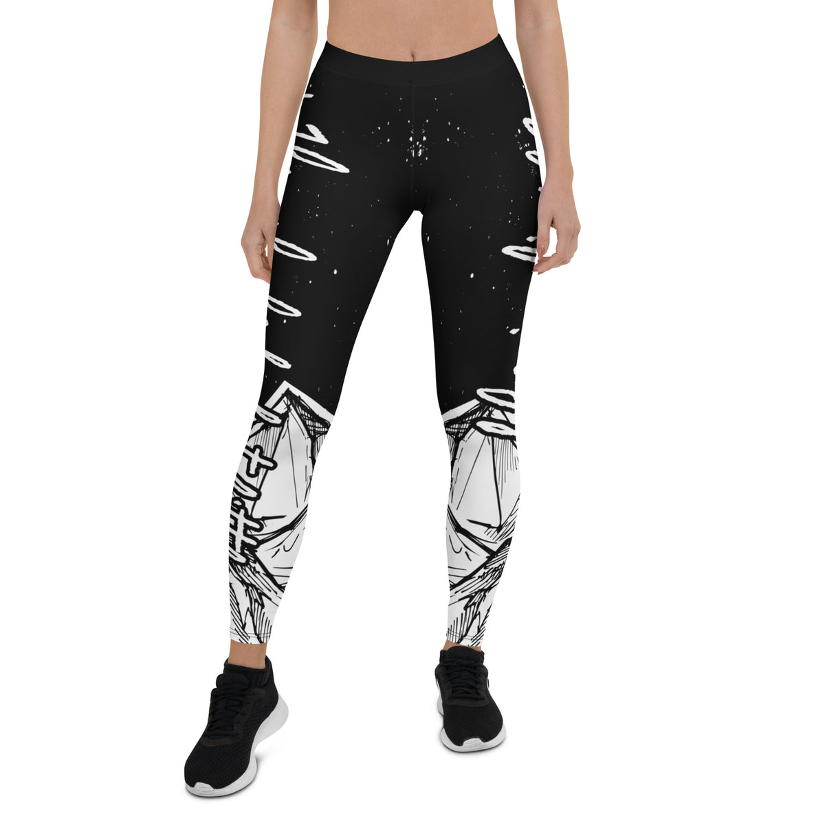 Though She Be But Little, She Is Fierce - Leggings - HikeRunLive Collection